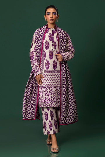 Sana Safinaz | Mahay Winter 24 | H243-009A-3CQ