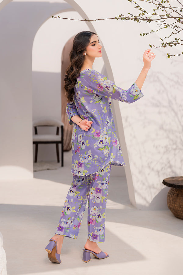 Hana | Floral Fiesta 24 | Grace - Hoorain Designer Wear - Pakistani Ladies Branded Stitched Clothes in United Kingdom, United states, CA and Australia