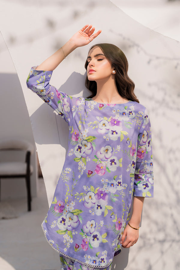 Hana | Floral Fiesta 24 | Grace - Hoorain Designer Wear - Pakistani Ladies Branded Stitched Clothes in United Kingdom, United states, CA and Australia