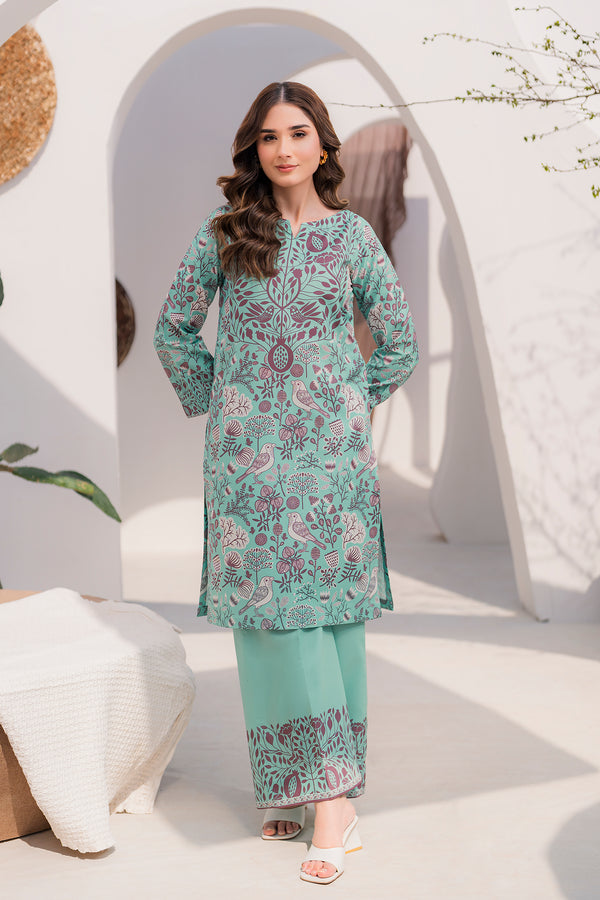 Hana | Floral Fiesta 24 | Cantaloupe - Pakistani Clothes for women, in United Kingdom and United States