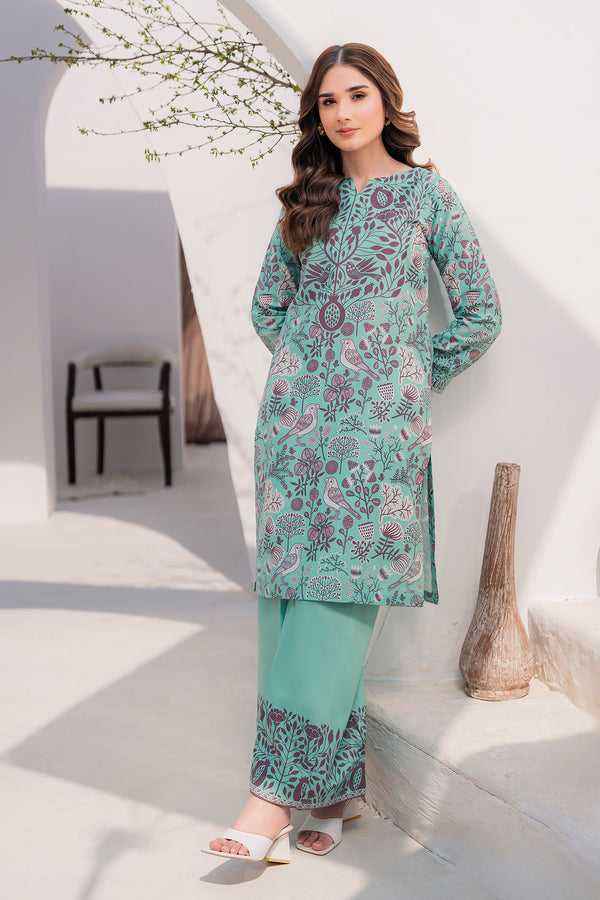 Hana | Floral Fiesta 24 | Cantaloupe - Hoorain Designer Wear - Pakistani Ladies Branded Stitched Clothes in United Kingdom, United states, CA and Australia