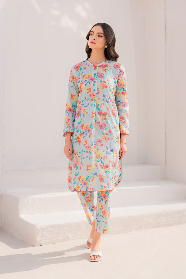 Hana | Floral Fiesta 24 | Coastal - Hoorain Designer Wear - Pakistani Ladies Branded Stitched Clothes in United Kingdom, United states, CA and Australia