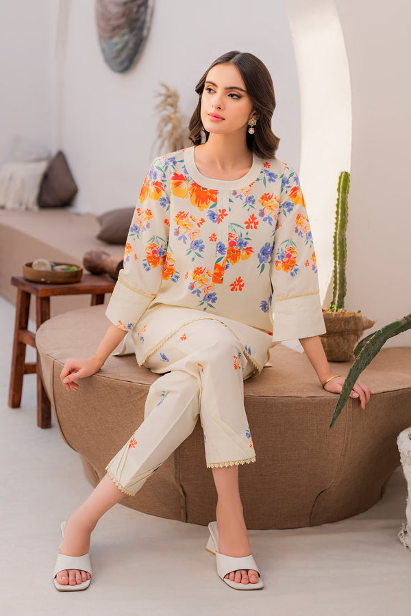 Hana | Floral Fiesta 24 | Floralight - Hoorain Designer Wear - Pakistani Ladies Branded Stitched Clothes in United Kingdom, United states, CA and Australia