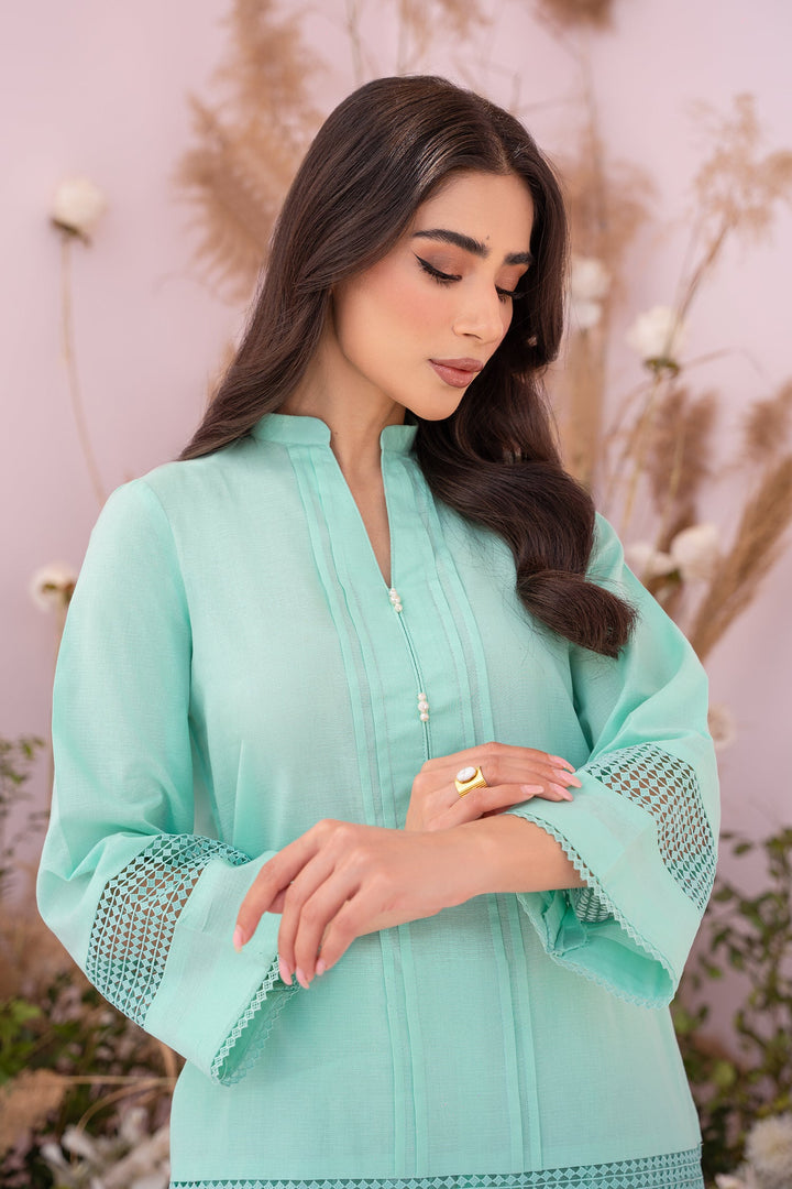 Hana | Sunshine Sartorial | Azure - Hoorain Designer Wear - Pakistani Ladies Branded Stitched Clothes in United Kingdom, United states, CA and Australia