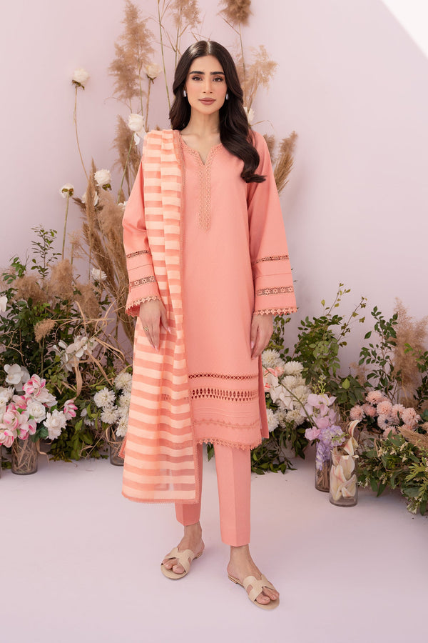 Hana | Sunshine Sartorial | Apricot - Hoorain Designer Wear - Pakistani Ladies Branded Stitched Clothes in United Kingdom, United states, CA and Australia