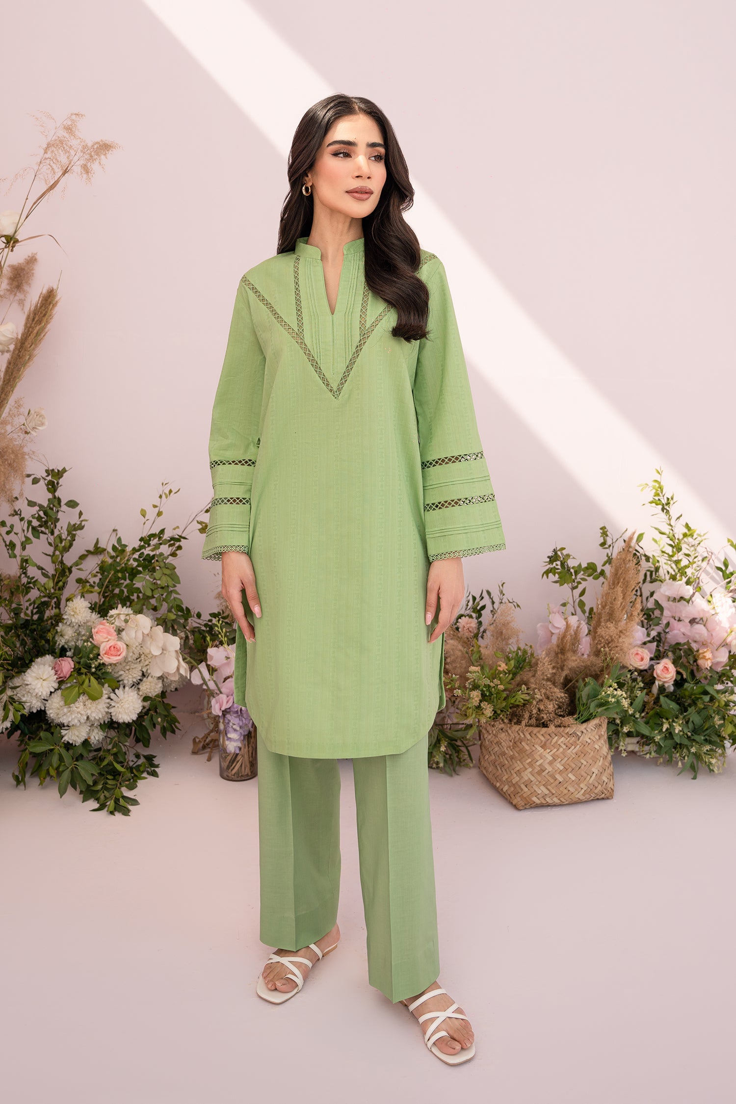 Hana | Sunshine Sartorial | Celadon - Pakistani Clothes for women, in United Kingdom and United States