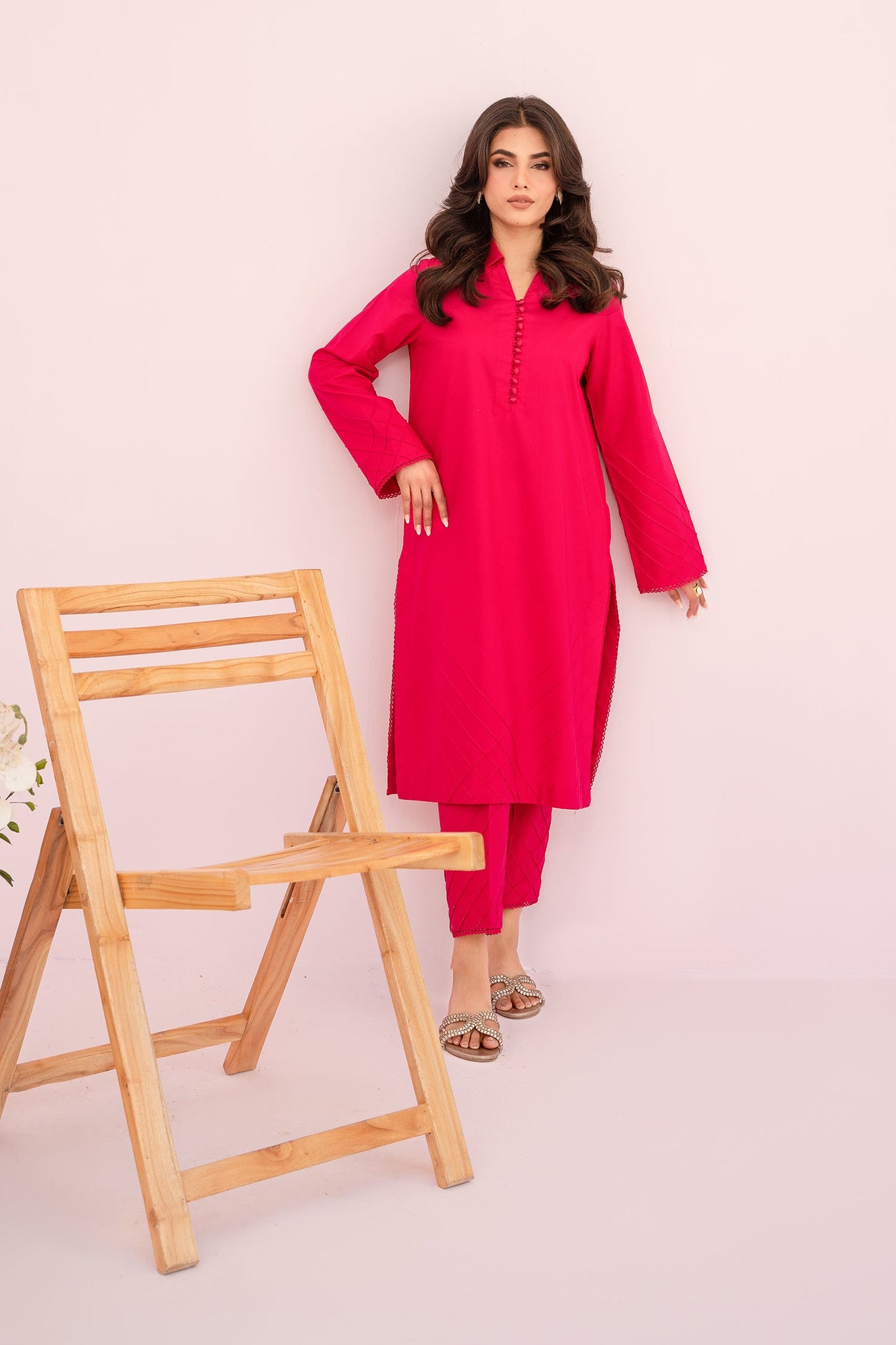 Hana | Sunshine Sartorial | Carmine - Pakistani Clothes for women, in United Kingdom and United States