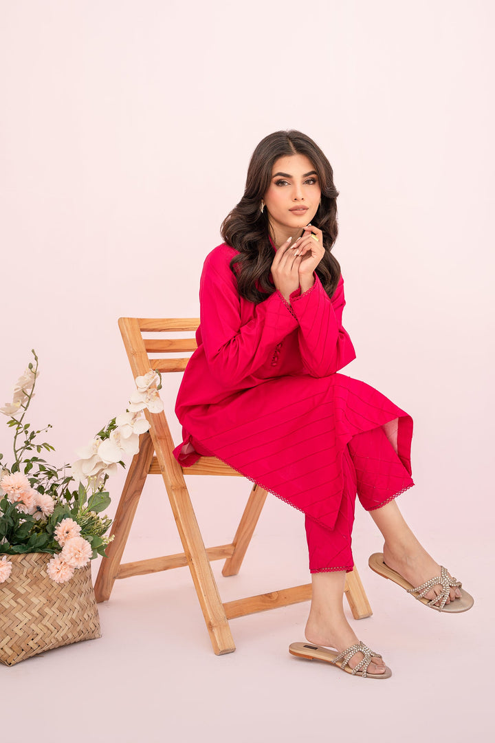 Hana | Sunshine Sartorial | Carmine - Hoorain Designer Wear - Pakistani Ladies Branded Stitched Clothes in United Kingdom, United states, CA and Australia