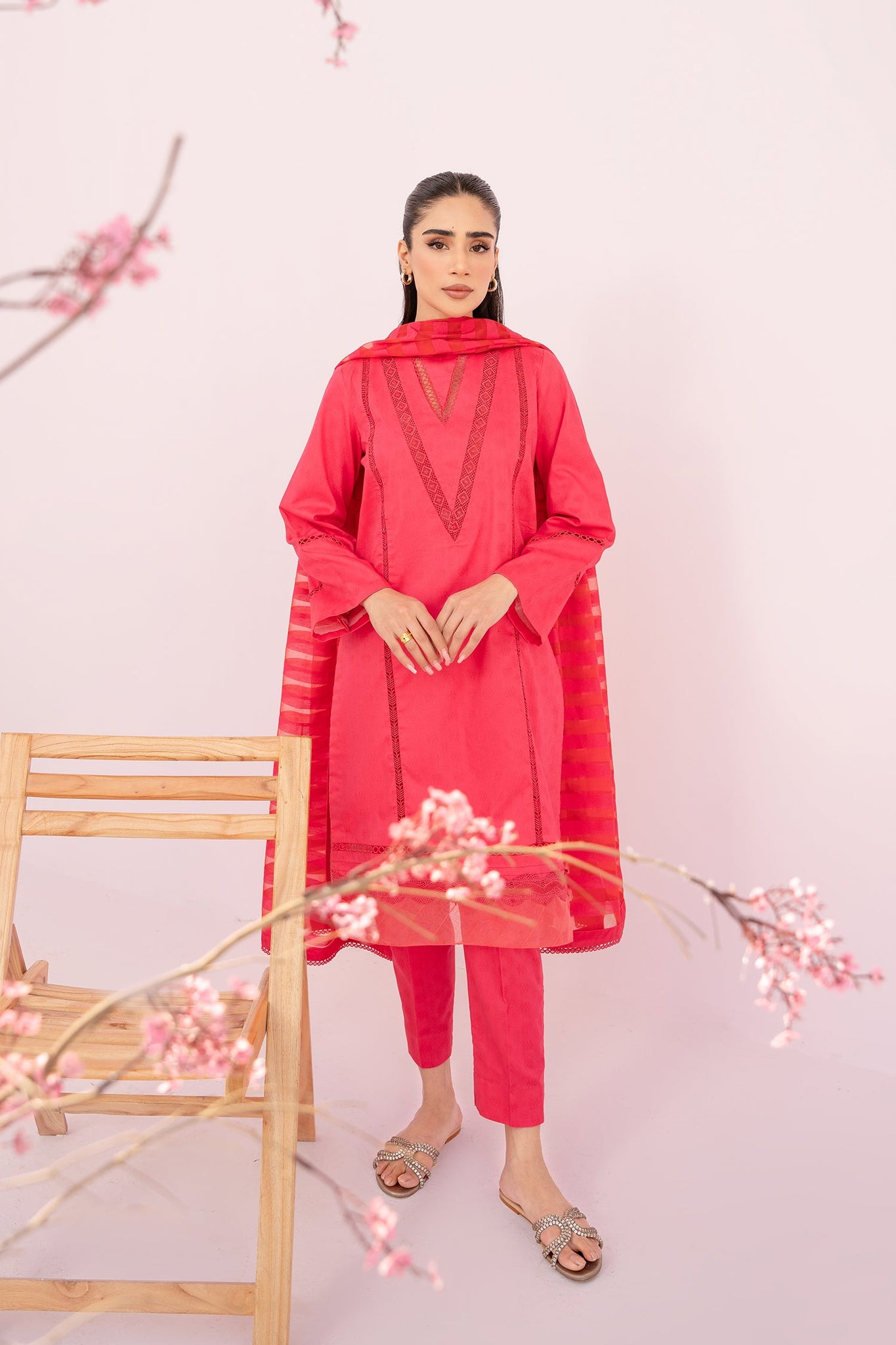 Hana | Sunshine Sartorial | Flamingo - Pakistani Clothes for women, in United Kingdom and United States