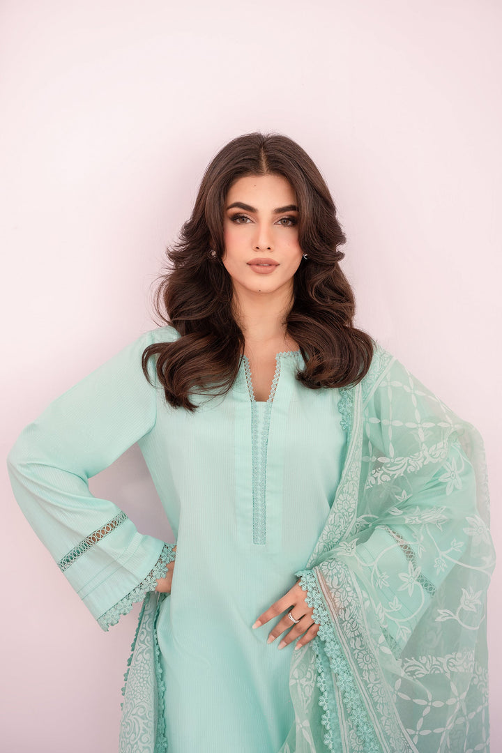 Hana | Sunshine Sartorial | Lagoon - Hoorain Designer Wear - Pakistani Ladies Branded Stitched Clothes in United Kingdom, United states, CA and Australia