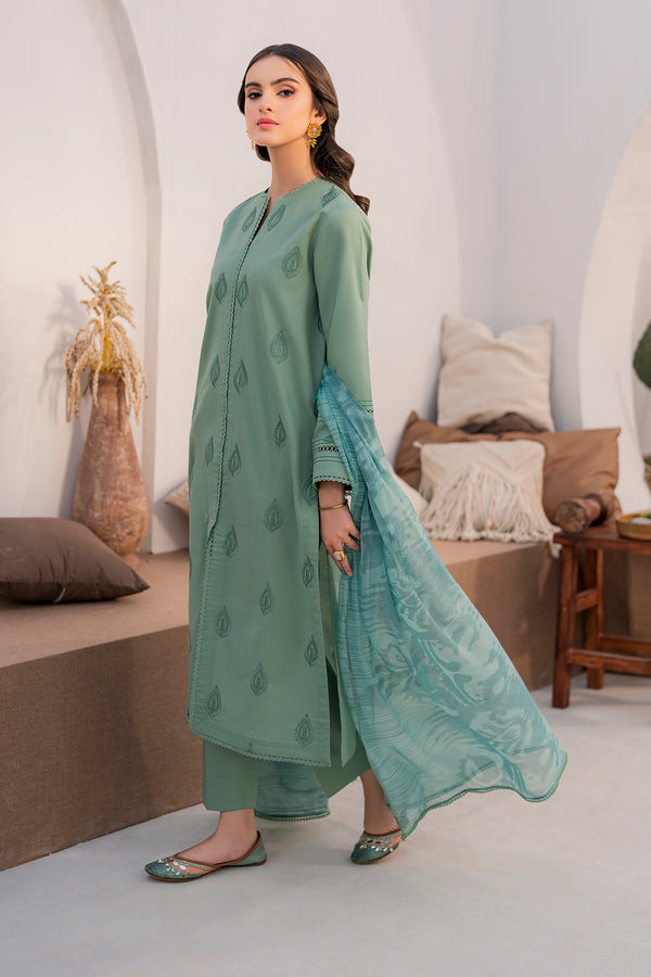 Hana | Zuri Zephyr | Seaglass - Hoorain Designer Wear - Pakistani Ladies Branded Stitched Clothes in United Kingdom, United states, CA and Australia