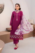 Hana | Zuri Zephyr | Burgundy - Pakistani Clothes for women, in United Kingdom and United States