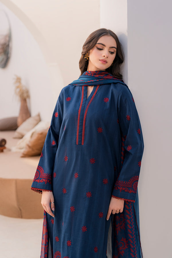 Hana | Zuri Zephyr | Midnight - Hoorain Designer Wear - Pakistani Ladies Branded Stitched Clothes in United Kingdom, United states, CA and Australia