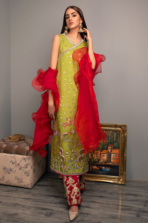 Haute Form | Luxury Pret | SHIKARGAH - Hoorain Designer Wear - Pakistani Ladies Branded Stitched Clothes in United Kingdom, United states, CA and Australia