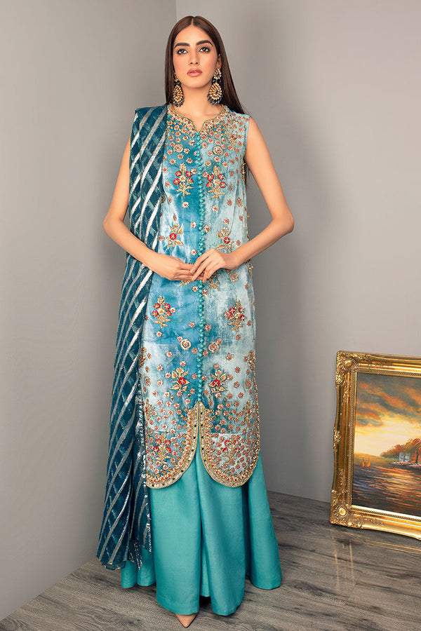 Haute Forn | Luxury Pret | RANGOBADAL FEROZA - Hoorain Designer Wear - Pakistani Ladies Branded Stitched Clothes in United Kingdom, United states, CA and Australia