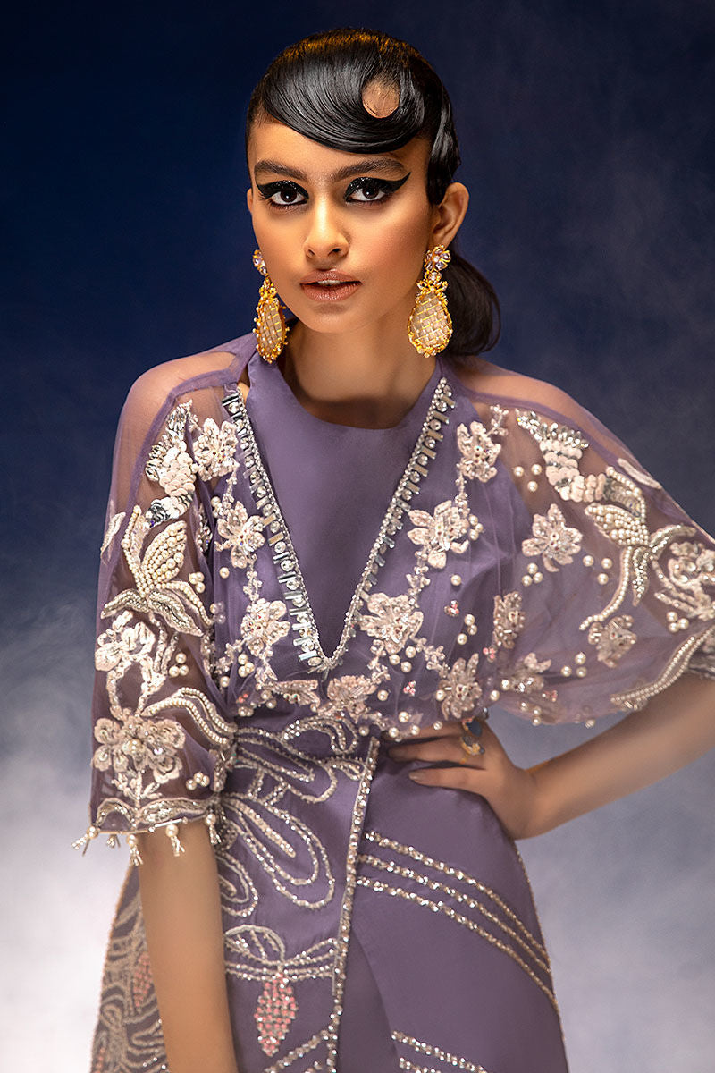 Haute Form | Luxury Pret | PURPLE ROSE - Pakistani Clothes for women, in United Kingdom and United States