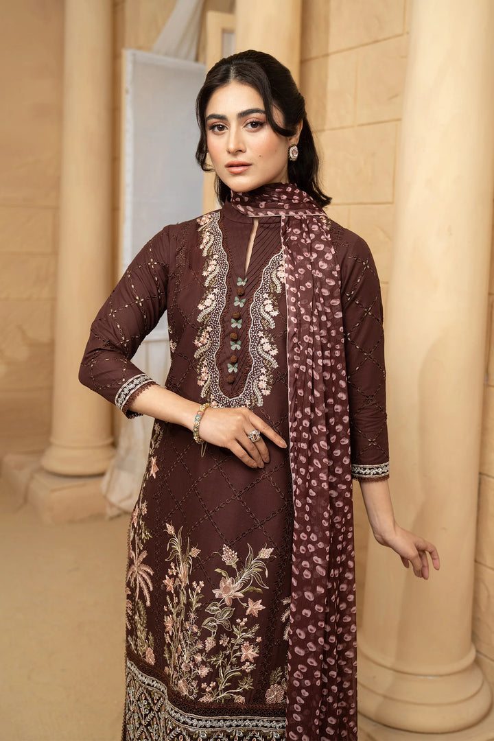 Hemstitch | Summer Luxury Lawn 24 | Mulberry - Pakistani Clothes for women, in United Kingdom and United States