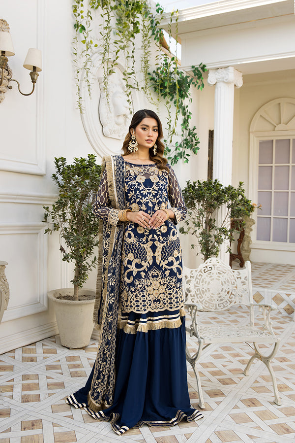 House of Nawab | Luxury Formals | GHAFIR A - Hoorain Designer Wear - Pakistani Ladies Branded Stitched Clothes in United Kingdom, United states, CA and Australia