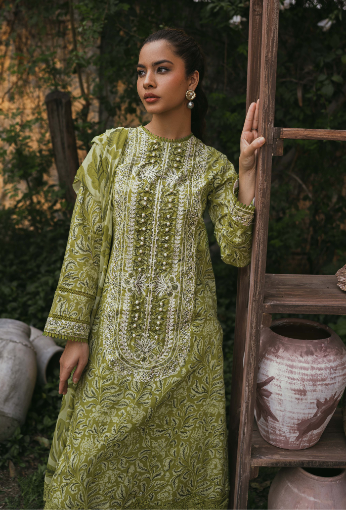 Humdum | Gardenia Lawn | D09 - Hoorain Designer Wear - Pakistani Ladies Branded Stitched Clothes in United Kingdom, United states, CA and Australia