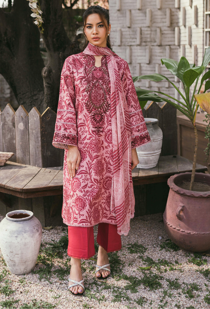 Humdum | Gardenia Lawn | D010 - Pakistani Clothes for women, in United Kingdom and United States