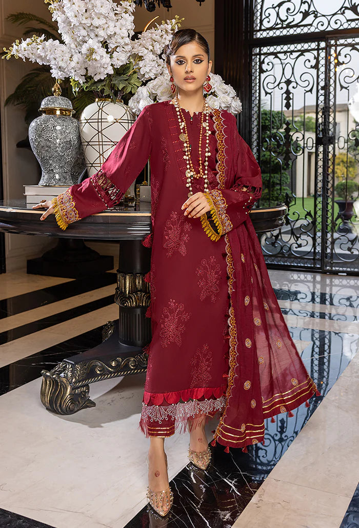 Humdum | Charlotte Chikankari  Lawn | D08 - Hoorain Designer Wear - Pakistani Designer Clothes for women, in United Kingdom, United states, CA and Australia
