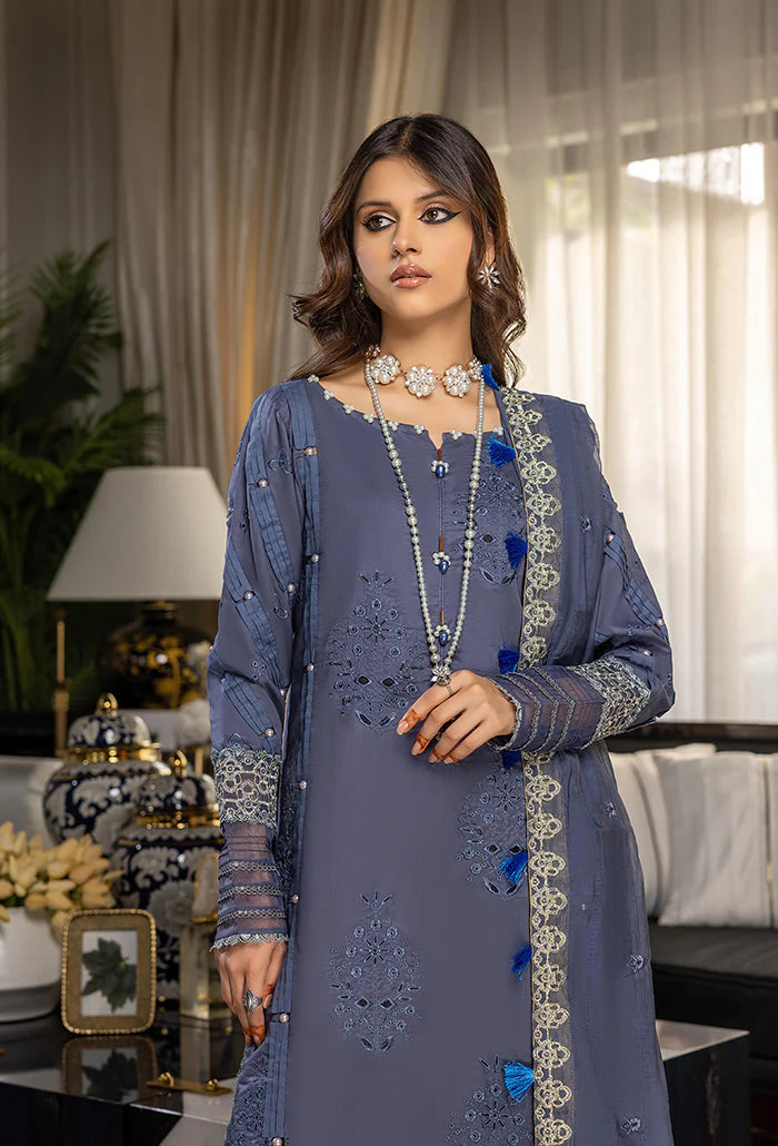 Humdum | Charlotte Chikankari  Lawn | D02 - Pakistani Clothes for women, in United Kingdom and United States