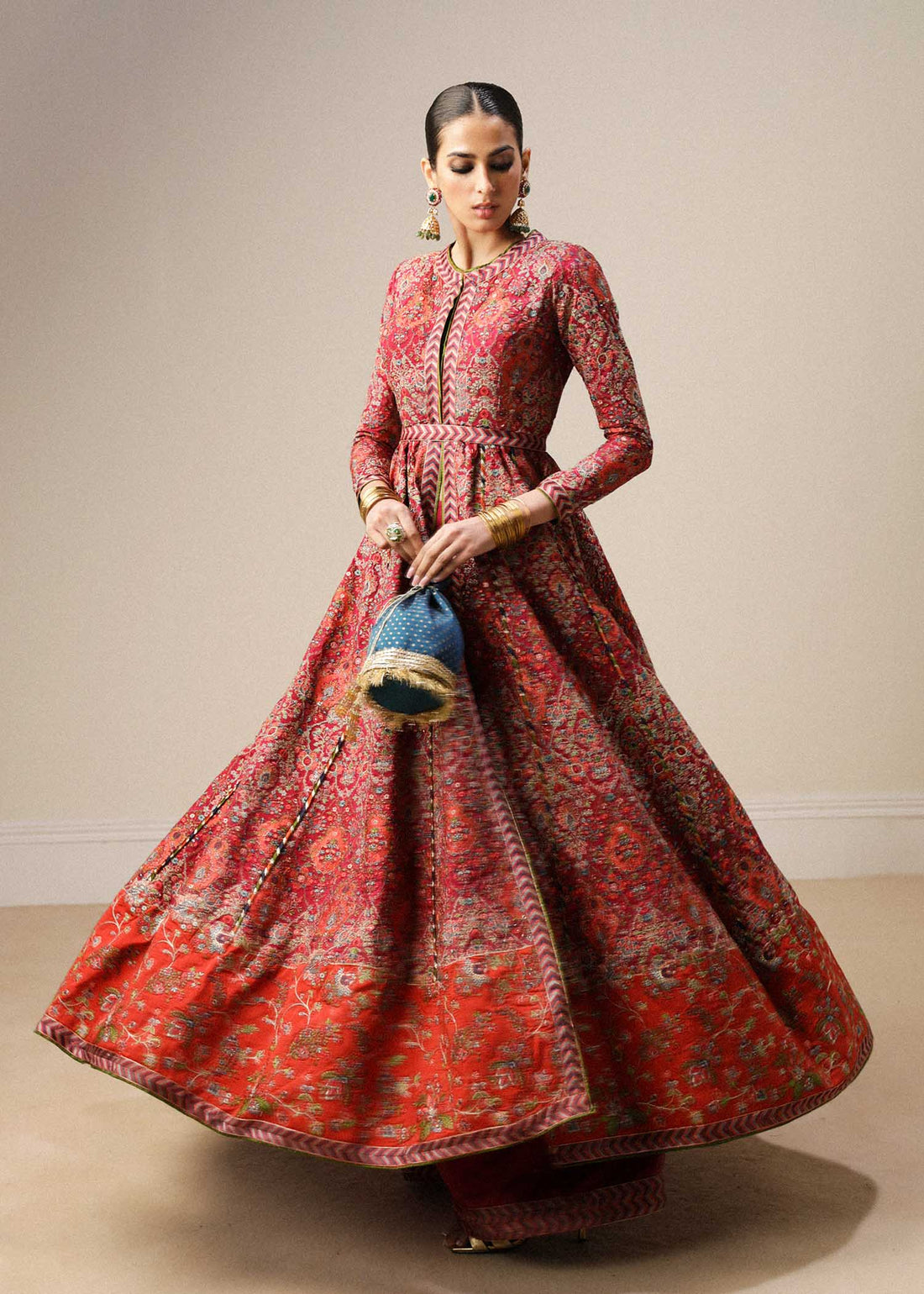 hussain rehar pink dress Hussain Rehar | ' A light rose pink chanderi silk pishwas with delicate panni inserts, finished with lace, lappa, and banarsi chanderi silk