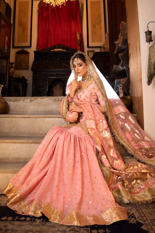 Maya | Eid Collection Naulakhi Kohtai | AARIZ - Hoorain Designer Wear - Pakistani Designer Clothes for women, in United Kingdom, United states, CA and Australia