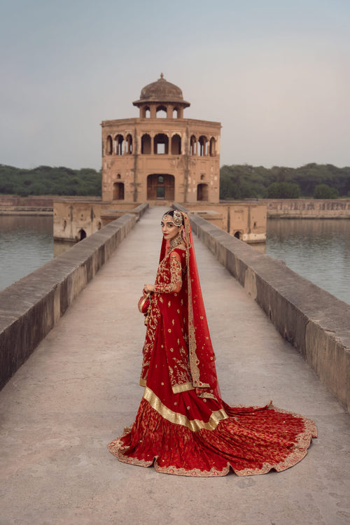 Maya | Wedding Formal Ulfat | SURKH - Hoorain Designer Wear - Pakistani Designer Clothes for women, in United Kingdom, United states, CA and Australia