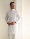 Pakistani Menswear | Ismail Farid - WHITE KURTA PAJAMA - Pakistani Clothes for women, in United Kingdom and United States