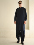 Pakistani Menswear | Ismail Farid - NAVY KAMEEZ SHALWAR - Pakistani Clothes for women, in United Kingdom and United States