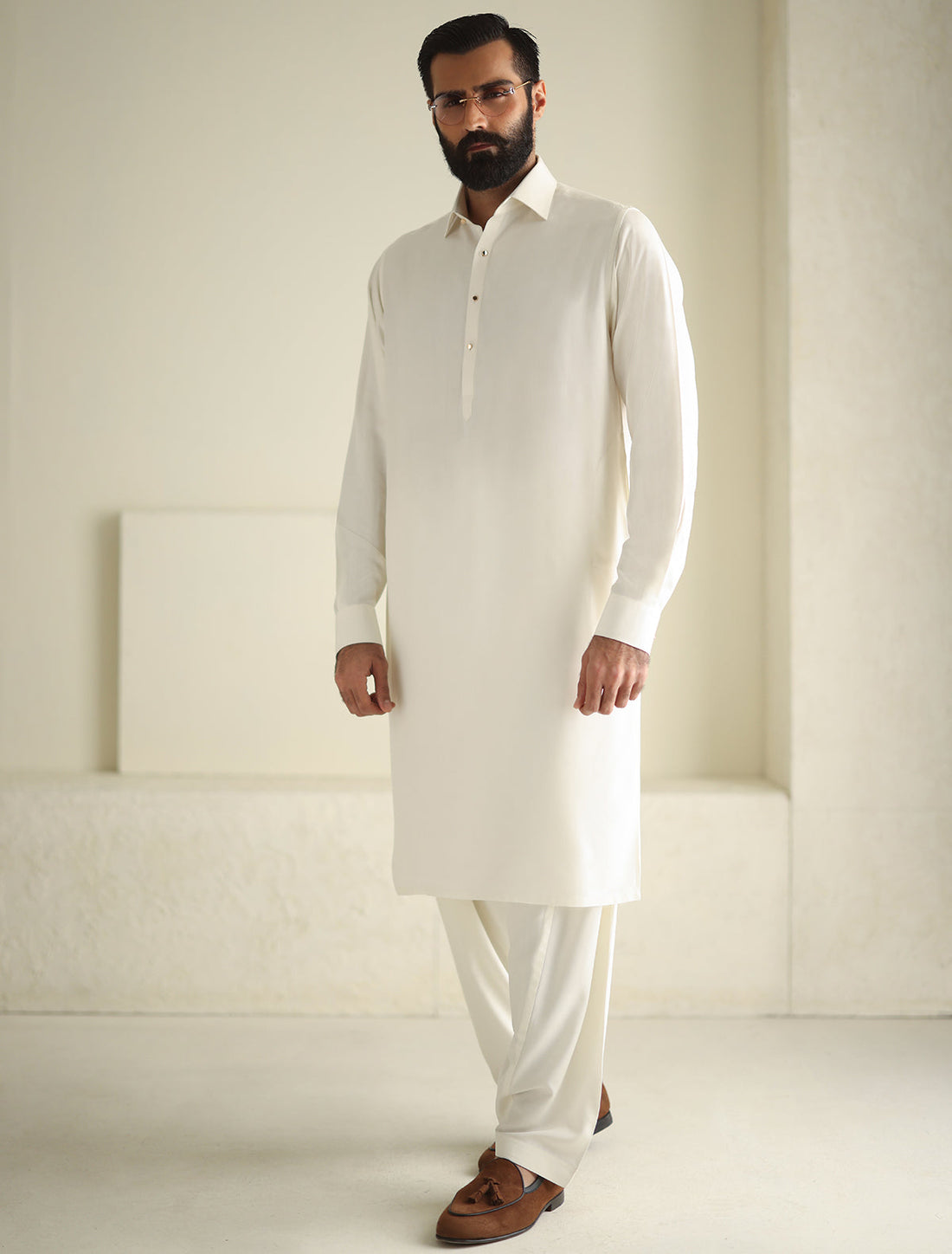 Pakistani Menswear | Ismail Farid - BOSKI KAMEEZ SHALWAR - Pakistani Clothes for women, in United Kingdom and United States