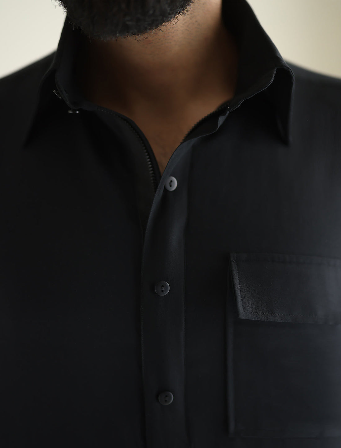 Pakistani Menswear | Ismail Farid - BLACK DESIGNER KURTA PAJAMA - Pakistani Clothes for women, in United Kingdom and United States