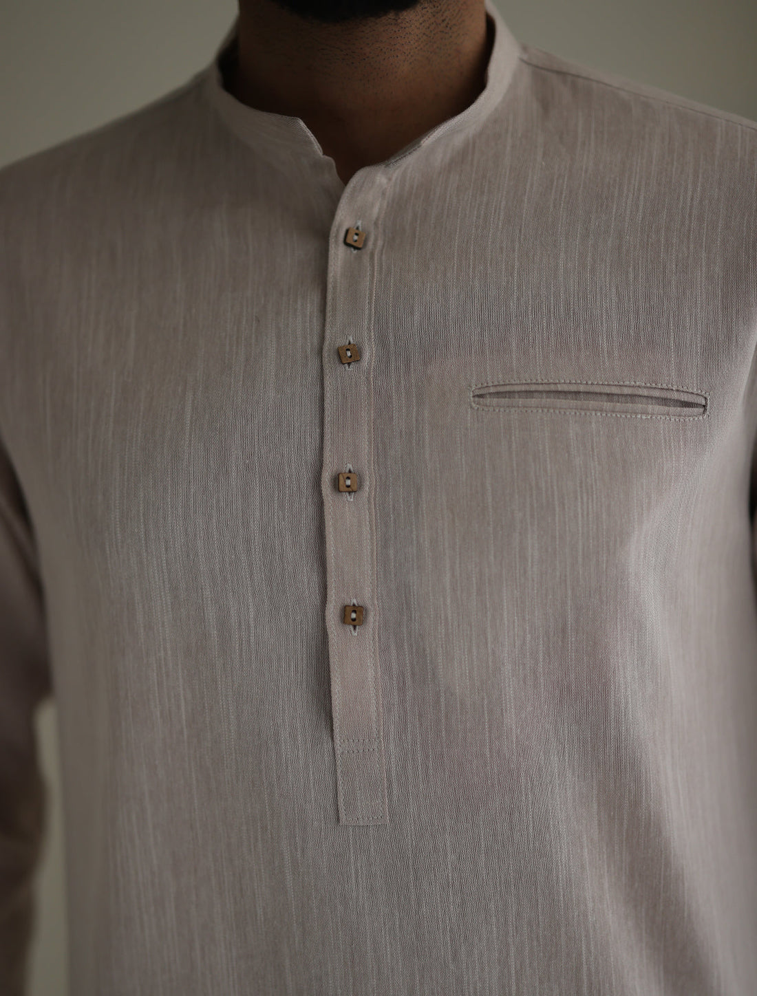 Pakistani Menswear | Ismail Farid - LIGHT BEIGE DESIGNER KURTA PAJAMA - Pakistani Clothes for women, in United Kingdom and United States