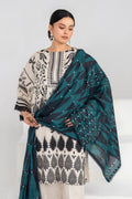 Ittehad | Printed Lawn 24 |  IP3P02-3PS-BGE - Pakistani Clothes for women, in United Kingdom and United States