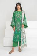 Ittehad | Printed Lawn 24 |  IP3P04-3PS-GRN - Pakistani Clothes for women, in United Kingdom and United States