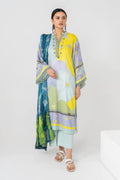 Ittehad | Printed Lawn 24 | IP3P07-3PS-LGR - Pakistani Clothes for women, in United Kingdom and United States