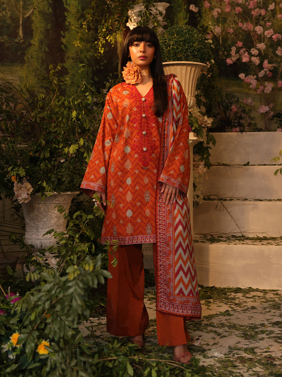 Salitex | Izel Lawn 24 | 3PC UNSTITCHED DIGITAL PRINTED & EMBROIDERED LAWN SUIT