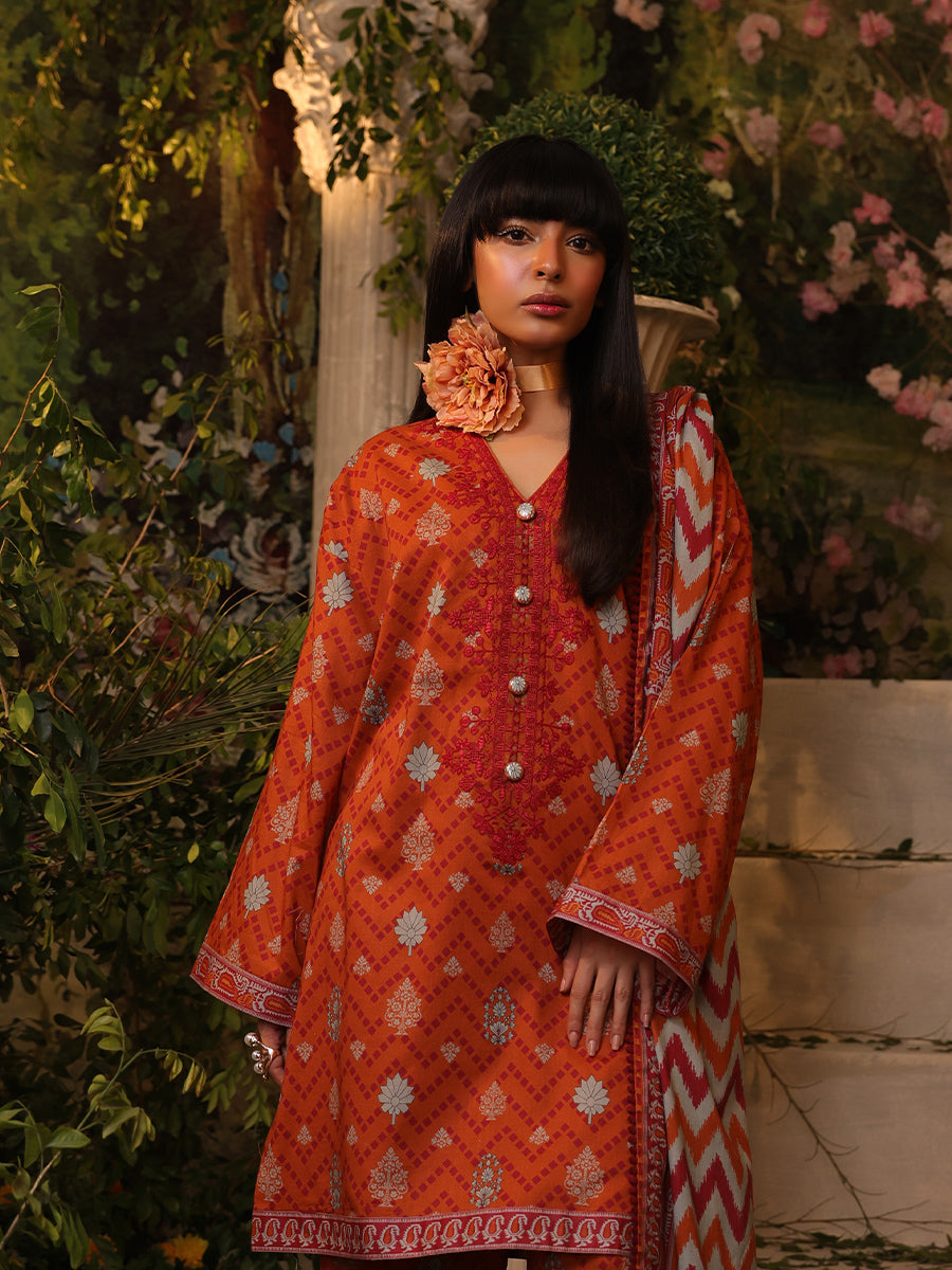 Salitex | Izel Lawn 24 | 3PC UNSTITCHED DIGITAL PRINTED & EMBROIDERED LAWN SUIT