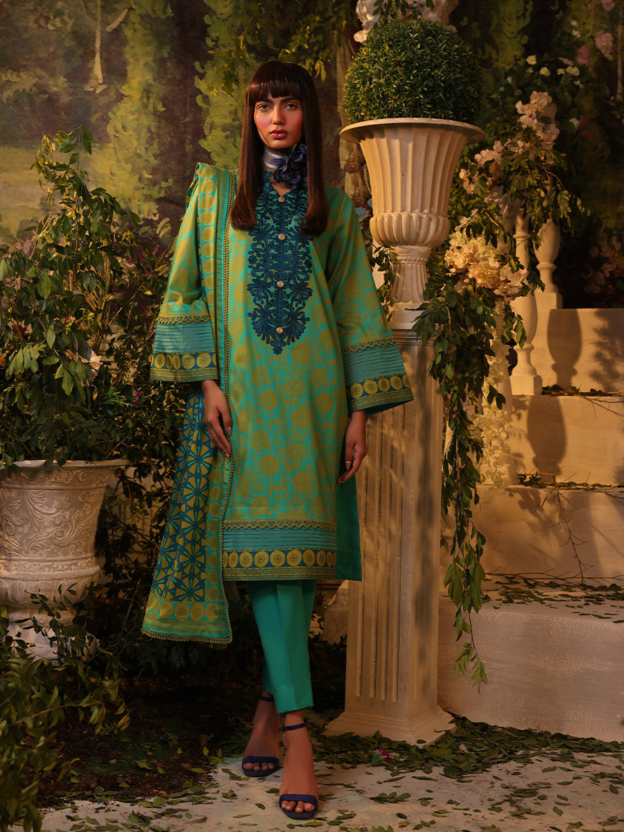 Salitex | Izel Lawn 24 | 3PC UNSTITCHED DIGITAL PRINTED & EMBROIDERED LAWN SUIT