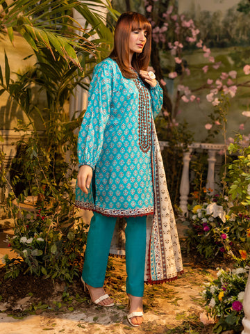 Salitex | Izel Lawn 24 | 3PC UNSTITCHED DIGITAL PRINTED & EMBROIDERED LAWN SUIT