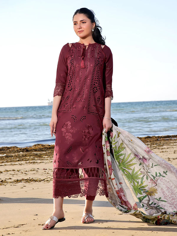 Izel | Saahil Signature Lawn 24 | LALEEN - Hoorain Designer Wear - Pakistani Ladies Branded Stitched Clothes in United Kingdom, United states, CA and Australia