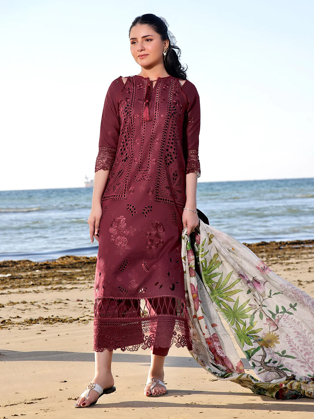 Izel | Saahil Signature Lawn 24 | LALEEN - Pakistani Clothes for women, in United Kingdom and United States