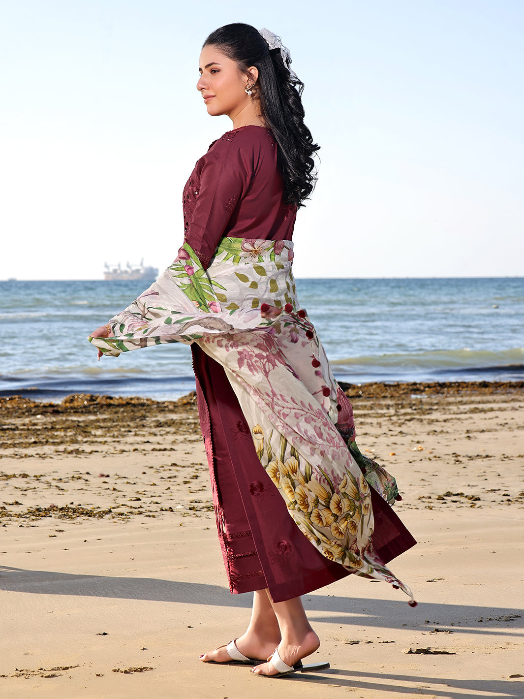 Izel | Saahil Signature Lawn 24 | LALEEN - Pakistani Clothes for women, in United Kingdom and United States