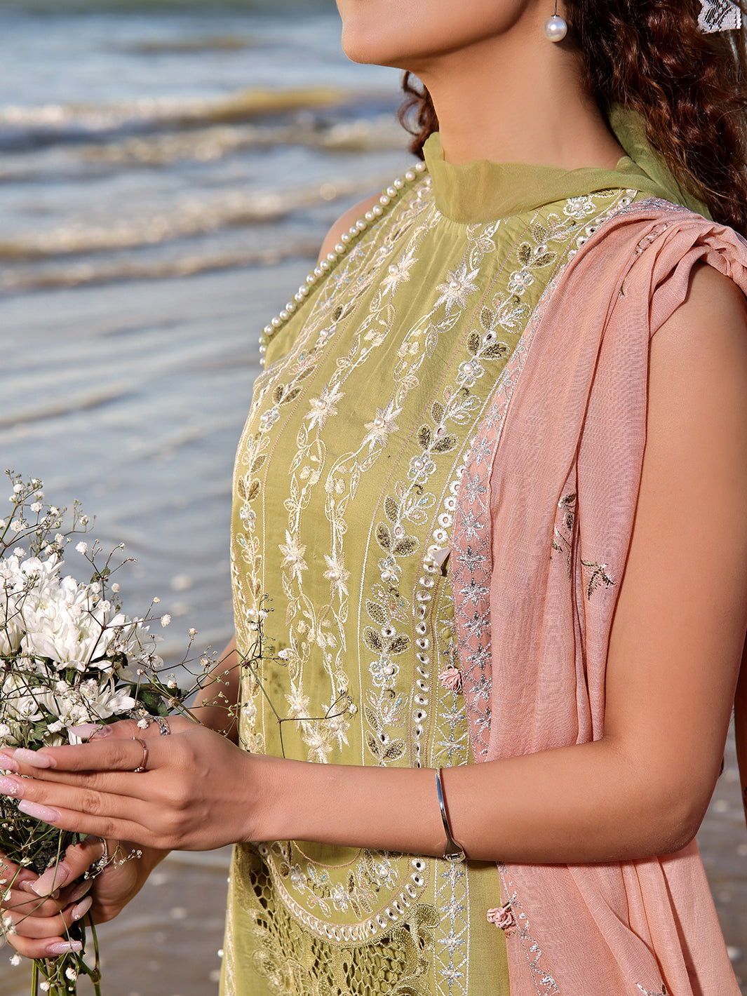 Izel | Saahil Signature Lawn 24 | MUZLIN - Pakistani Clothes for women, in United Kingdom and United States