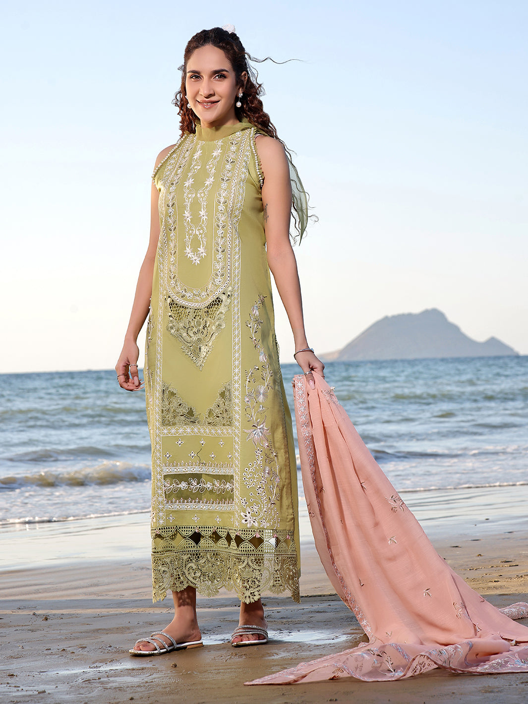 Izel | Saahil Signature Lawn 24 | MUZLIN - Pakistani Clothes for women, in United Kingdom and United States