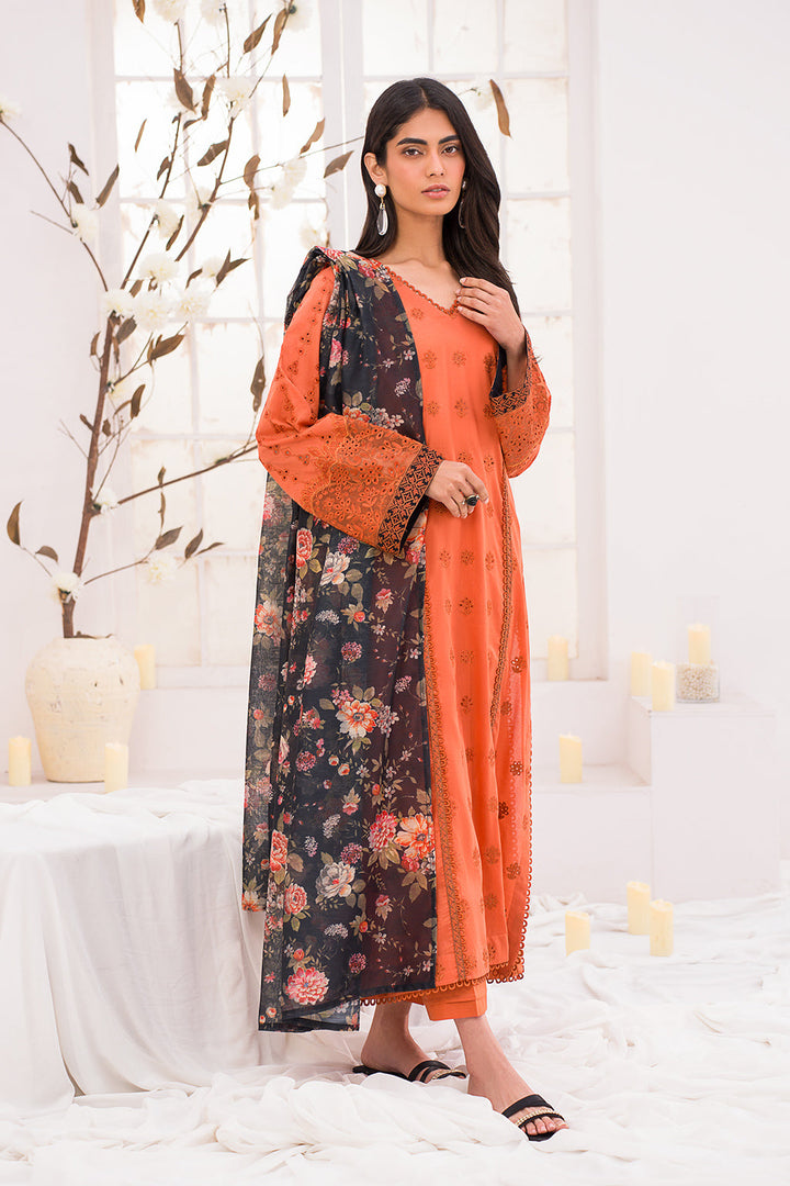 Iznik | Lawnkari 24 | UE-162 LEAFLET - Hoorain Designer Wear - Pakistani Ladies Branded Stitched Clothes in United Kingdom, United states, CA and Australia