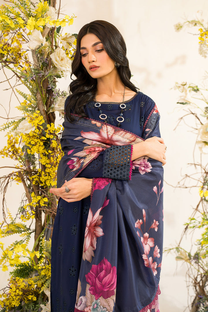 Iznik | Lawnkari 24 | UE-163 BLOOMEASE - Pakistani Clothes for women, in United Kingdom and United States