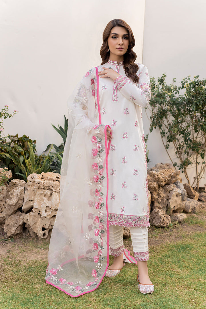 Iznik | Lawnkari 24 | UE-157 CANDYTUFT - Pakistani Clothes for women, in United Kingdom and United States