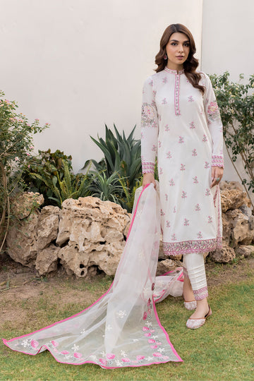 Iznik | Lawnkari 24 | UE-157 CANDYTUFT - Pakistani Clothes for women, in United Kingdom and United States